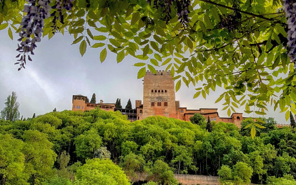 Spain Private Guides. Granada, Paseo de los Tristes. Alhambra view