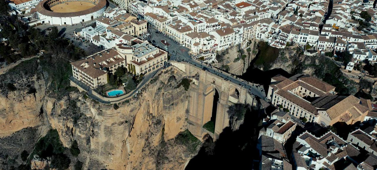 Aerial view of Ronda