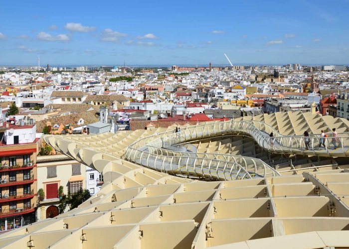 Aerial view of Sevilla